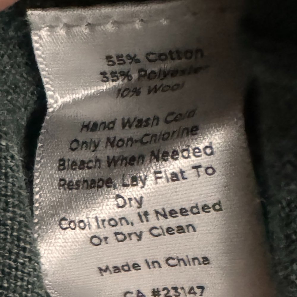 Talbots Size P Green Button Up Sweater - image 4